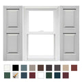 12 x 43 Vinyl Raised Panel Shutter, 1 Pair T23491