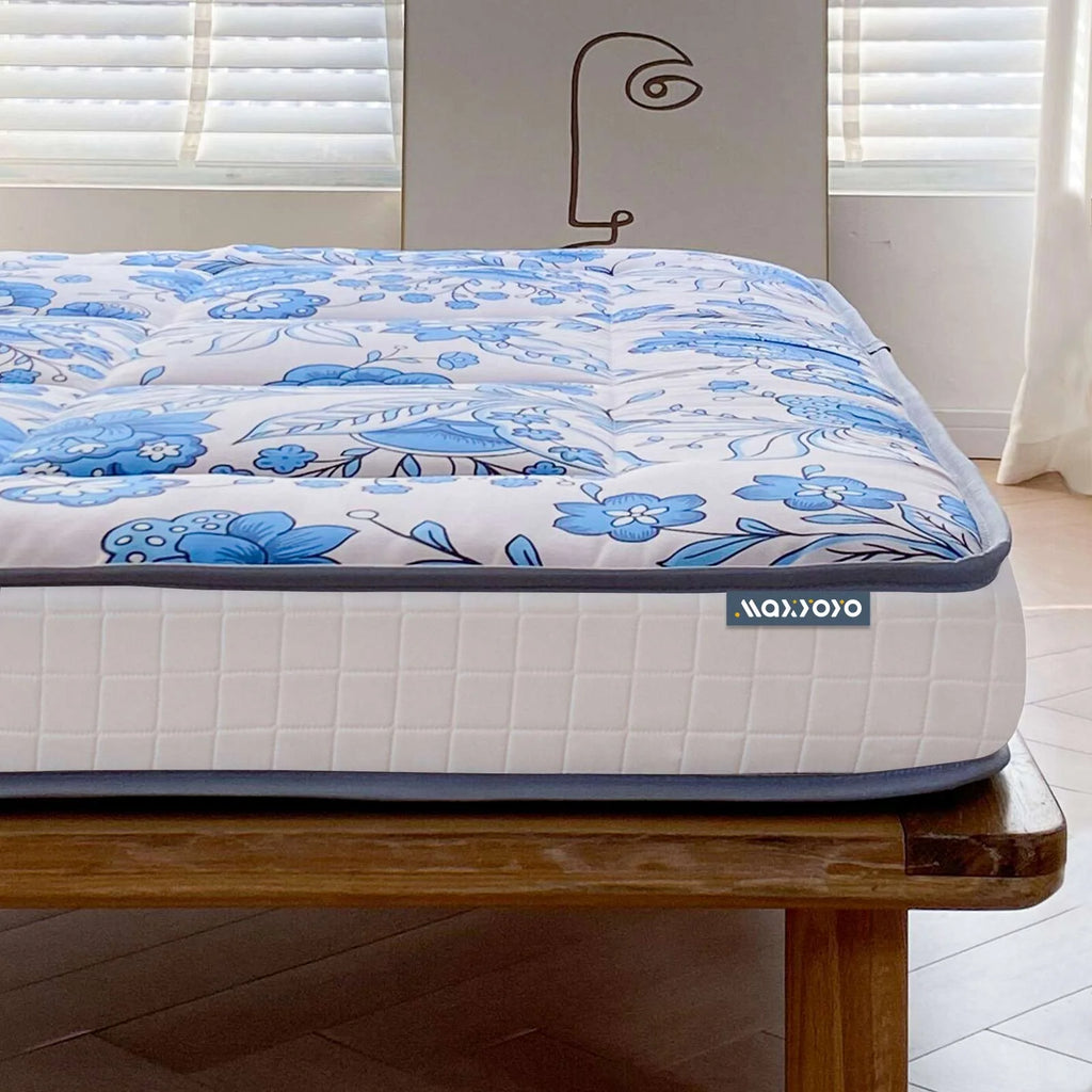 6 Extra Thick Foldable Japanese Floor Mattress, Black, Twin I1968