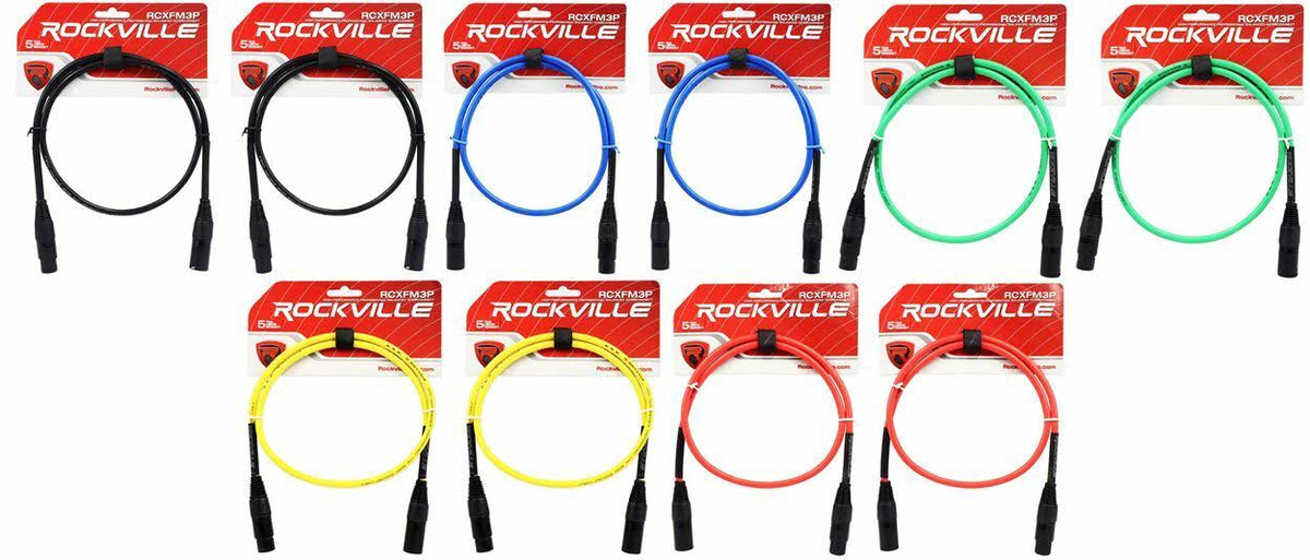 3' Female to Male XLR Mic Cable C357