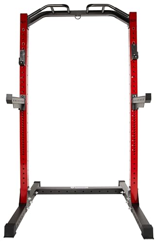 1000 Pound Capacity Power Rack Squat Stand with J-Hooks T81752