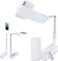 Foldable Phone Holder with LED Light, 360° Rotation, 44 Inch Stand, Pack of 2 U943475