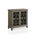Gray Accent Cabinet with 2-Shelf L67567