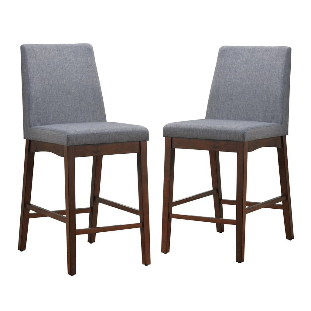 Fabric Counter Height Chair Set of 2 T78231