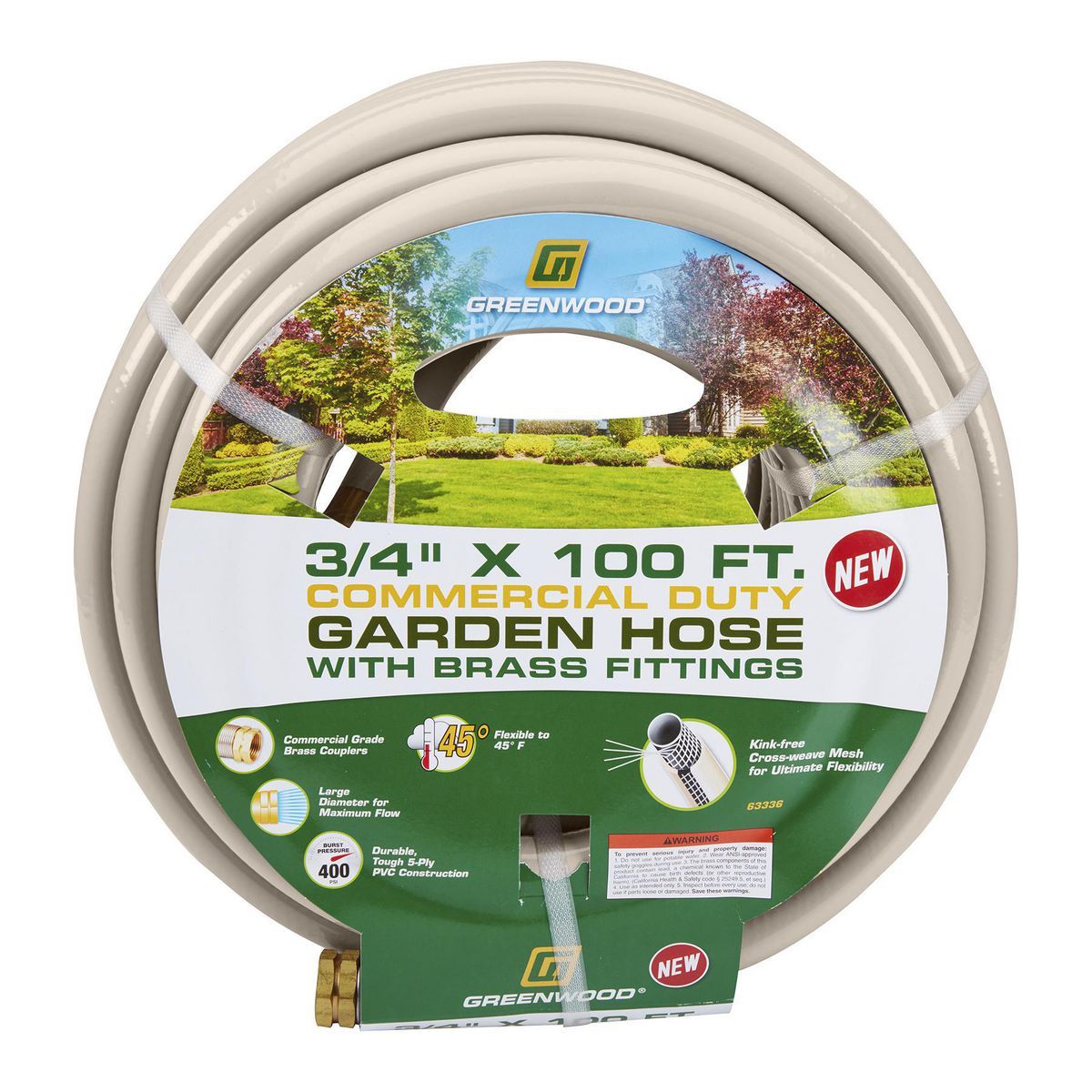 100 ft. x 3/4 in. Garden Hose W1838