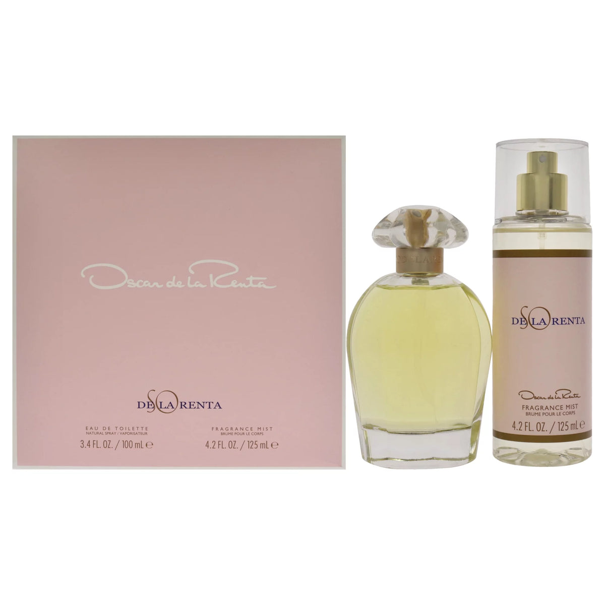 2 Pc Gift Set 3.4oz EDT Spray 4.2oz Fragrance Mist R11866