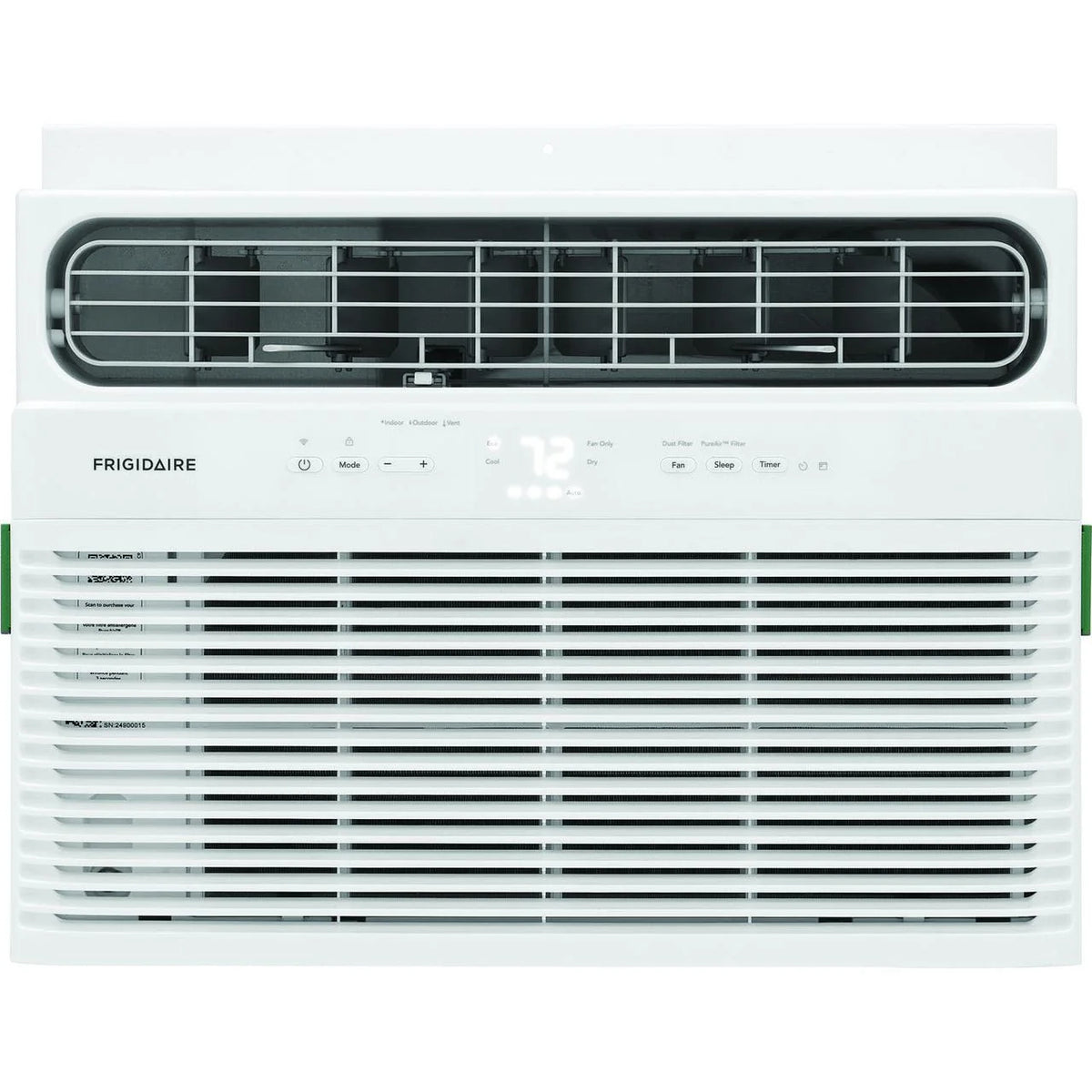 12,000 BTU Smart Window Air Conditioner with Wi-Fi and Remote in White O191343