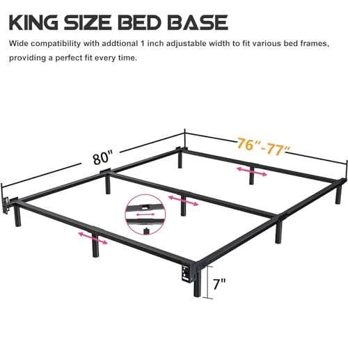 7 Inch Metal Bed Frame X1779
