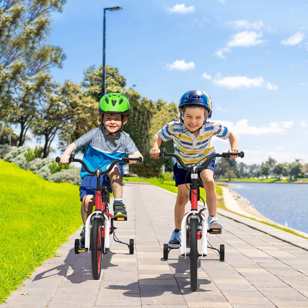 18 Kid's Bike with Training Wheels & Basket U177