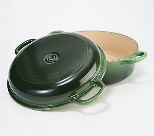 Emerald Cast-Iron Multifunction Oven with Baker Lid H2697