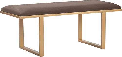 Dark Grey Velvet Bedside Bench G743