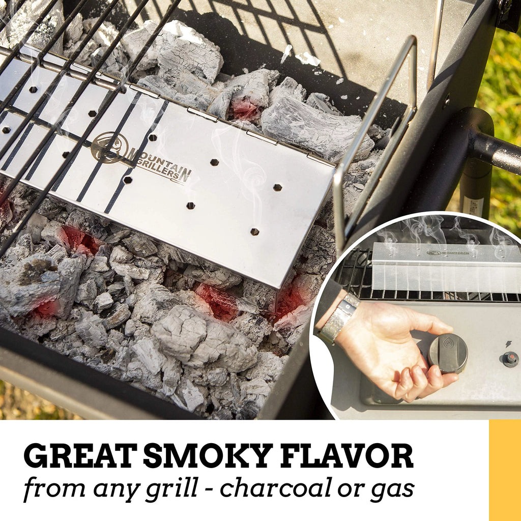 Grill Smoker Box for Wood Chips C250