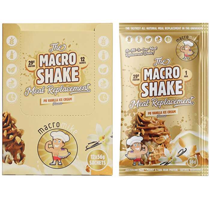 PB Vanilla Ice Cream Meal Replacement Shake 12x56g D9302