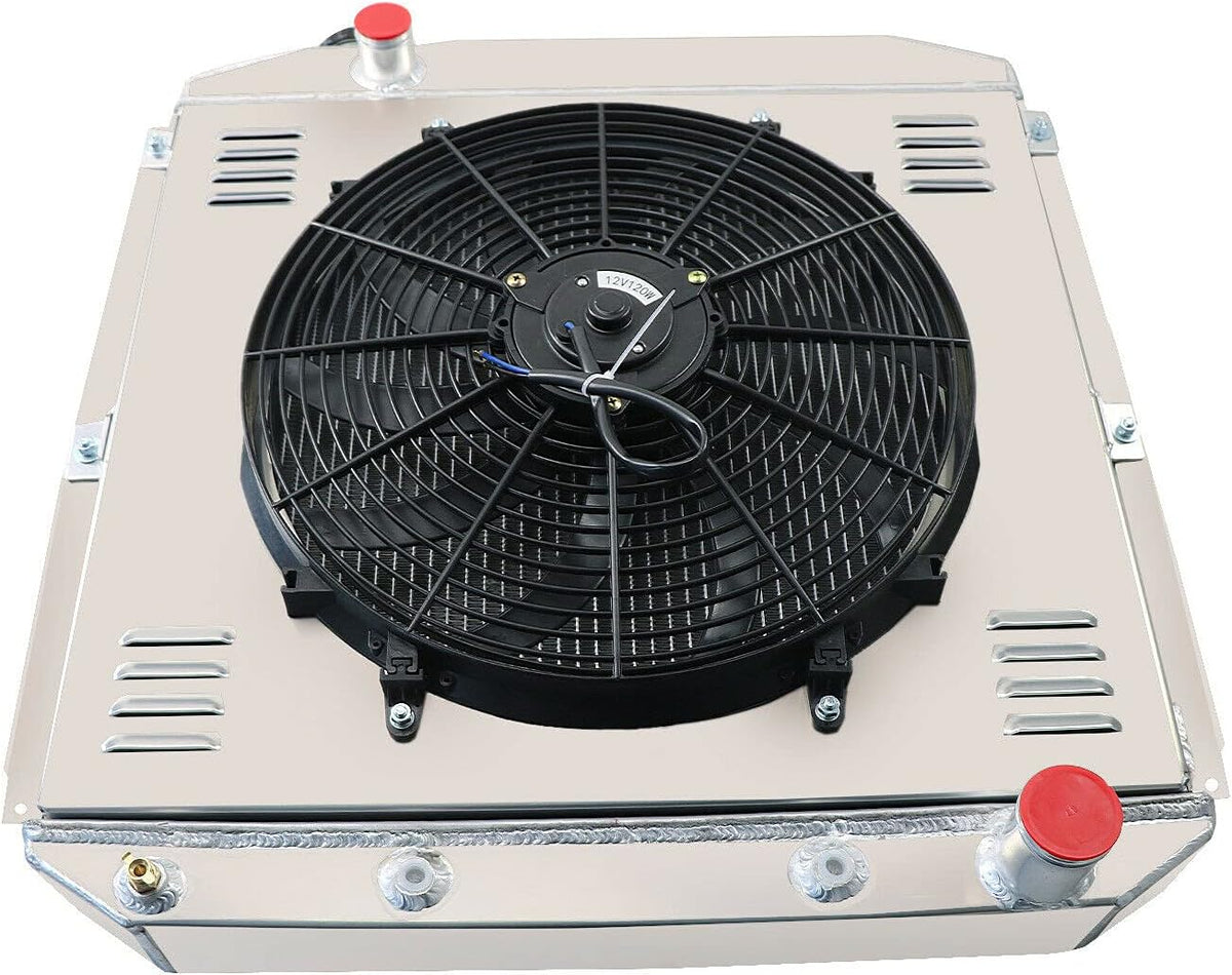 All Aluminum 4 Row Radiator with Shroud and Fan R601