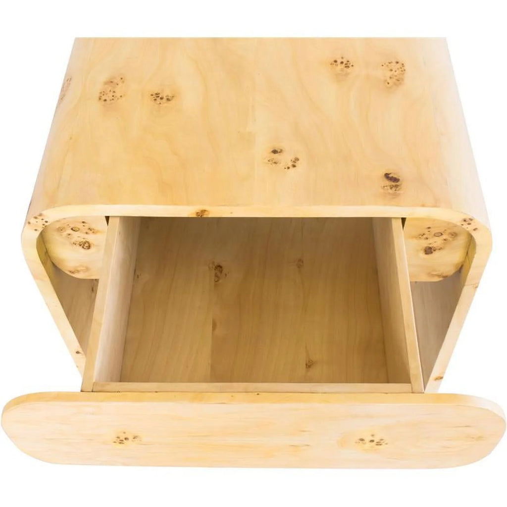 Burl Wood Night Stand J6187