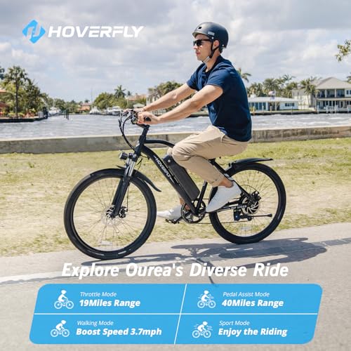 26" Electric Bike with 750W Peak Motor, 7-Speed, Removable Battery, Fat Tire B366693