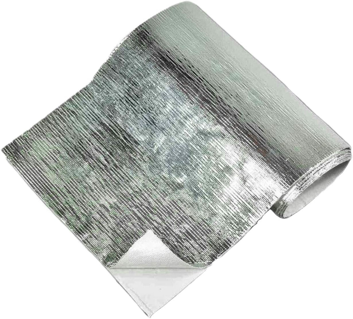 Adhesive Backed Aluminized Heat Barrier, 12" x 48" (2x 24" Sheets) Pack of 2 V76622