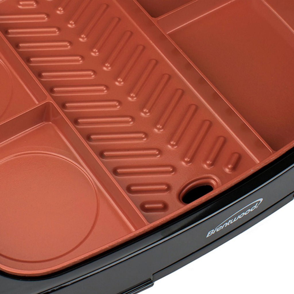 Electric Indoor Grill with Non-Stick Copper Coating O588339