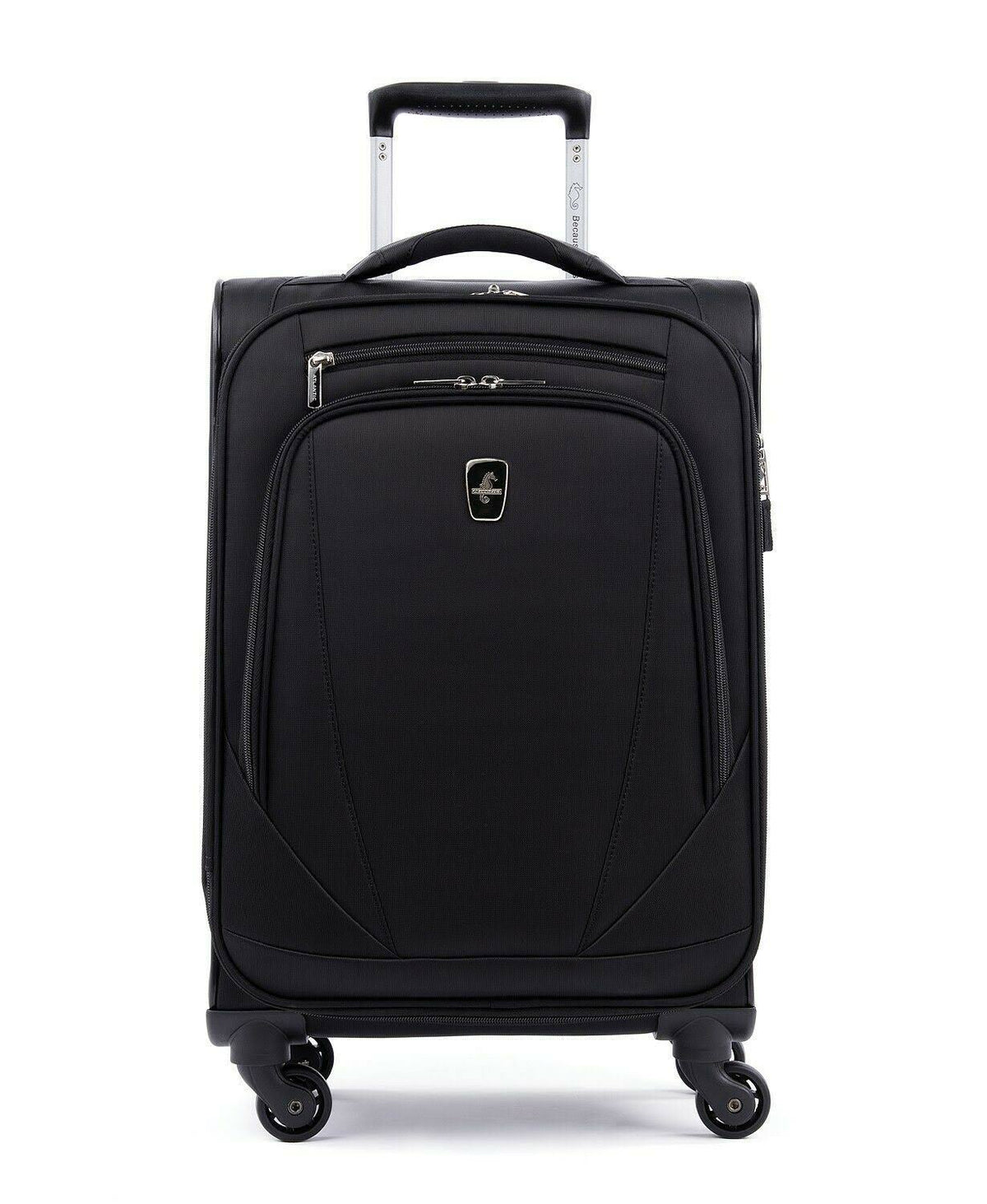 Black Expandable Spinner Suitcase J555