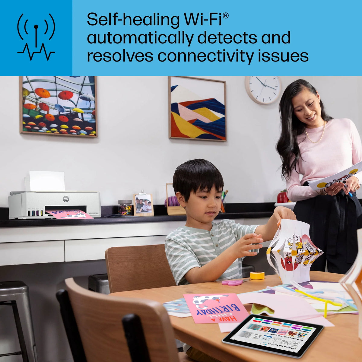 Wireless All-in-One Color Inkjet Printer Q6588