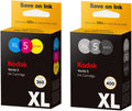 XL Black and Color Ink Jet Cartridge Bundle Pack of 2 W83211