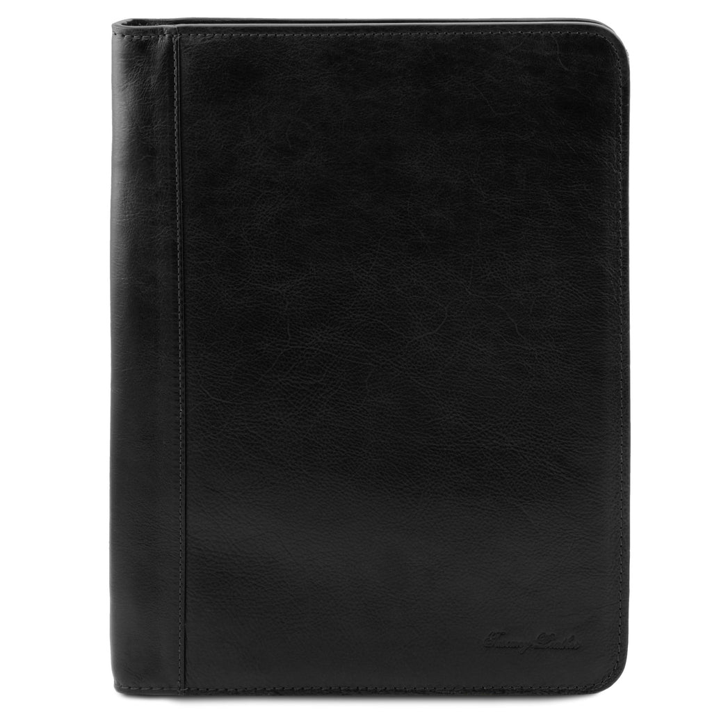 Leather Document Case Black Q74488