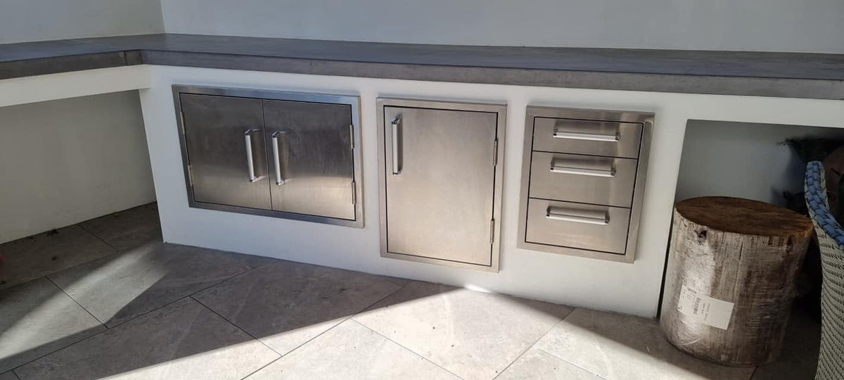 304 Stainless Steel Single Gas Grill Door X72650