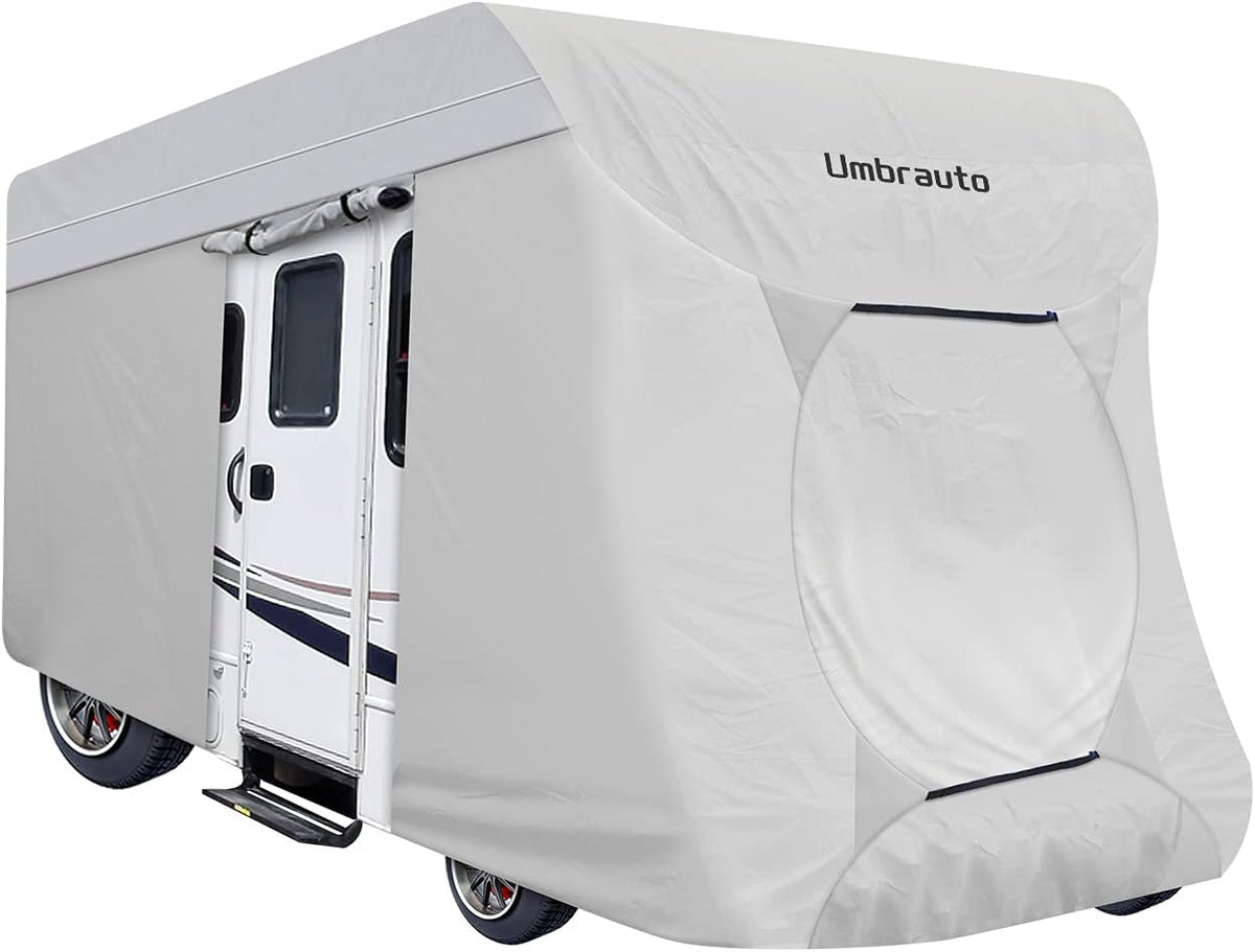3 Layers Waterproof Ripstop RV Cover Fits 29Ft to 32Ft, Grey A913107