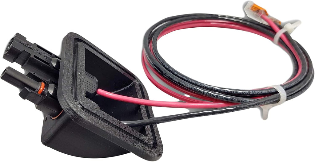 Cable Wire Entry Housing for Solar Panels, 2ft, 4 Ports, Pack of 2 E311994