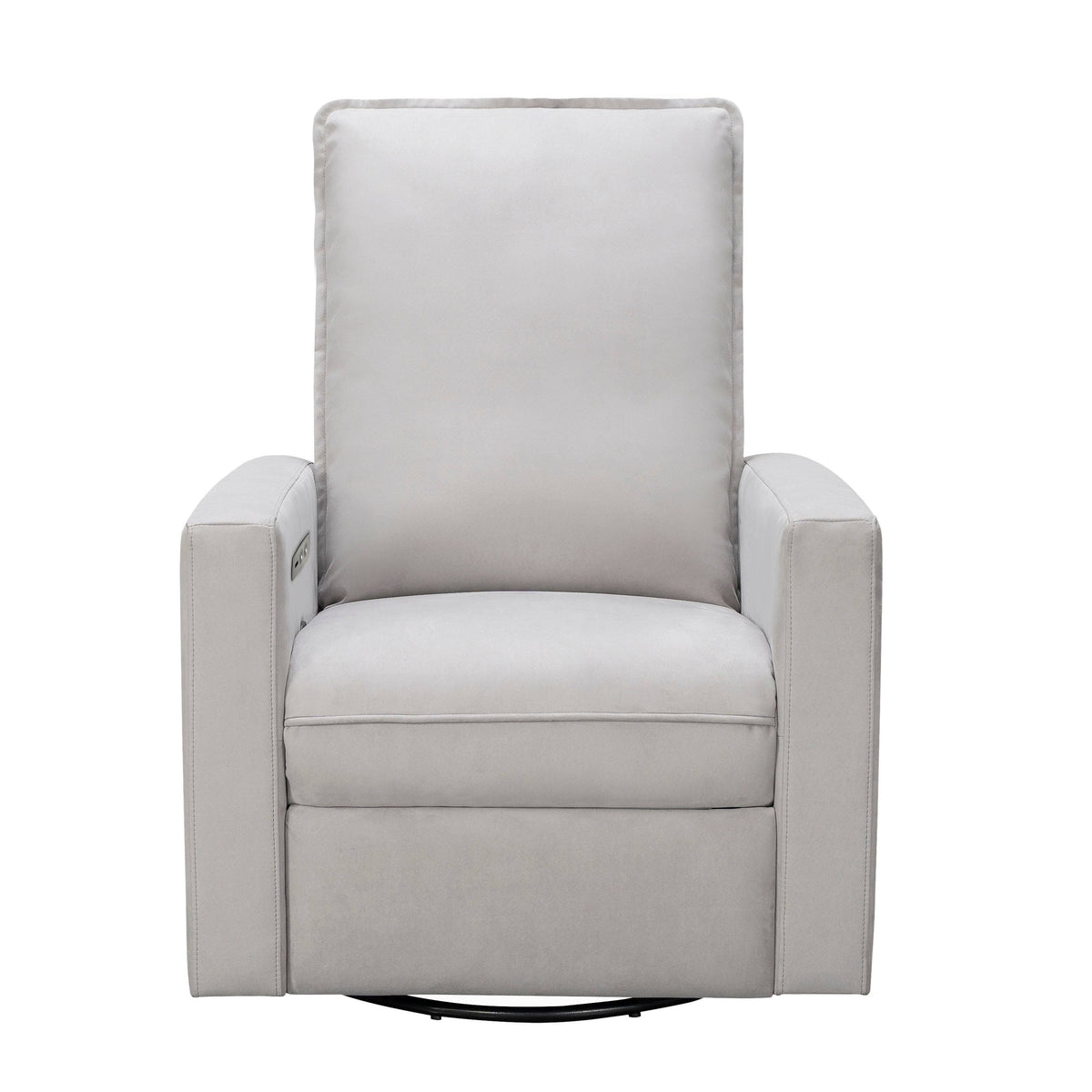 Charcoal Swivel Glider Power Recliner P411161