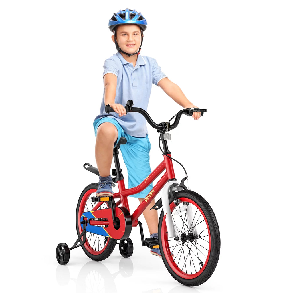 18 Kid's Bike with Training Wheels & Basket U177