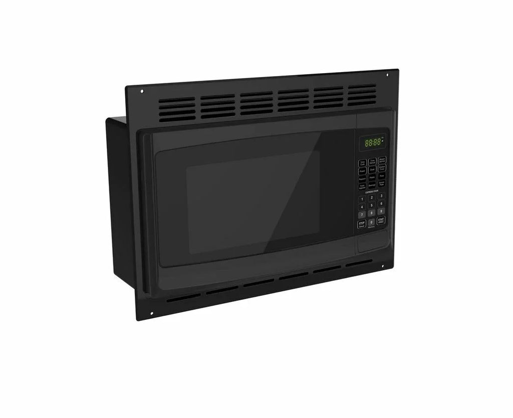 Built-In Microwave Oven with Trim Kit Black 0.9 Cuft M275