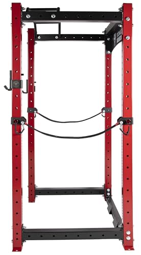 1000 Pound Capacity Power Rack Squat Stand with J-Hooks T81752