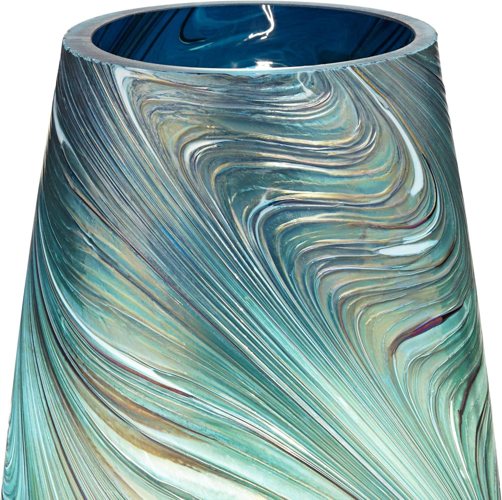 Handcrafted Art Glass Accent Lamps Set of 2 C95607