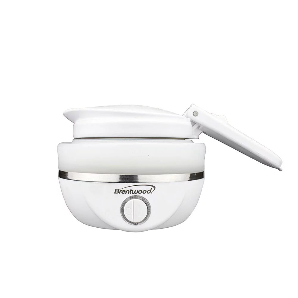 White 0.8L Collapsible Travel Kettle Q4678