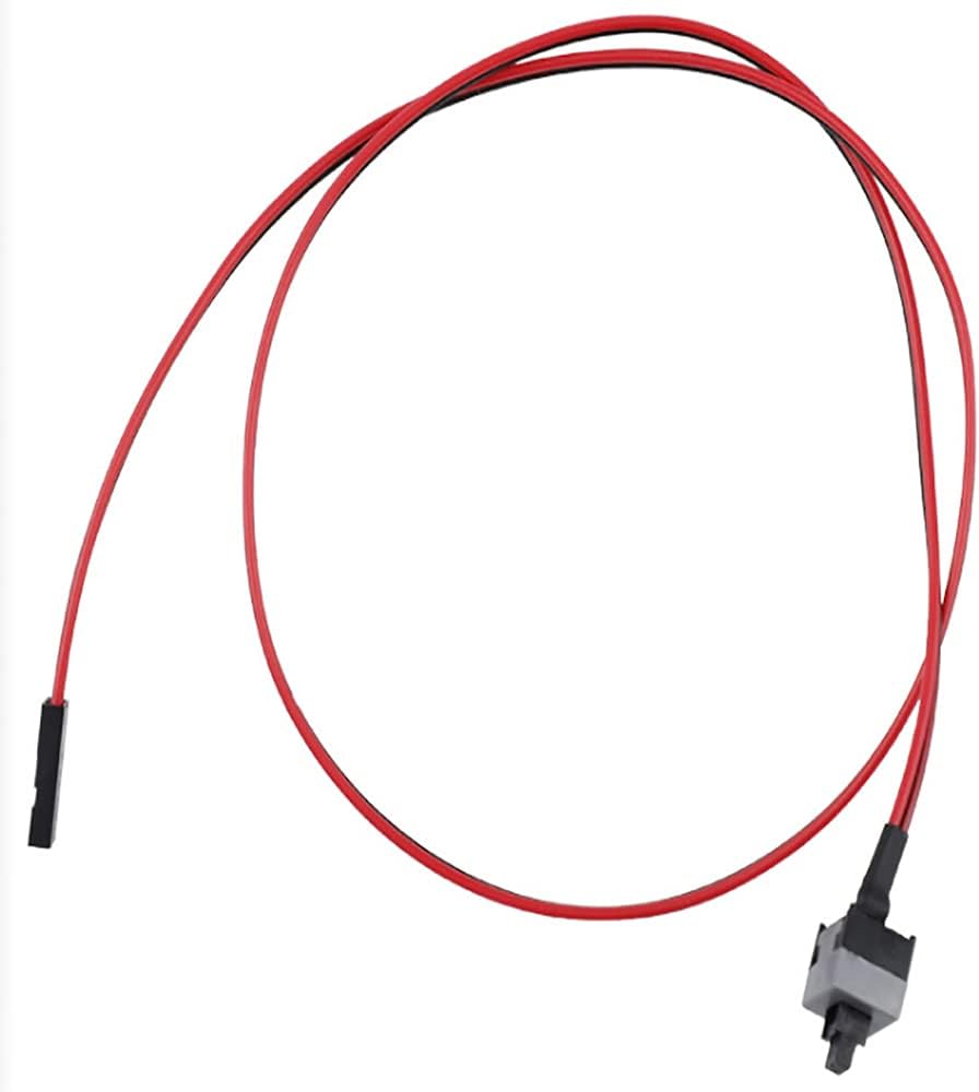 2 Pin PC Power Cable on/Off Push Button Switch 10pcs R446988