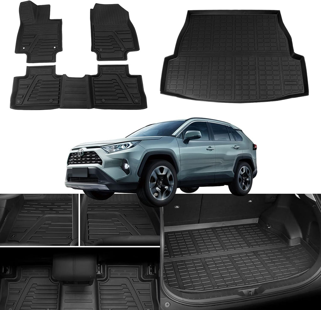 TPE All Weather Cargo Liner Trunk Mats Set of 4 Y2304