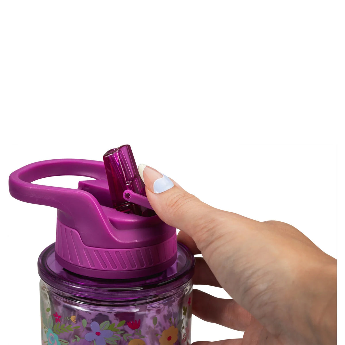 3-Pack 32 oz Double-Wall Insulation Water Bottle with Carry Loop Q994931