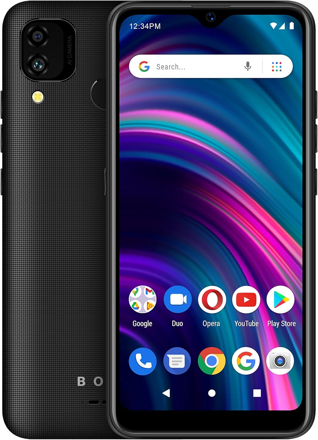 Black 6.1" HD+ Infinity Display 32 GB Dual 13MP Camera Smartphone J8018
