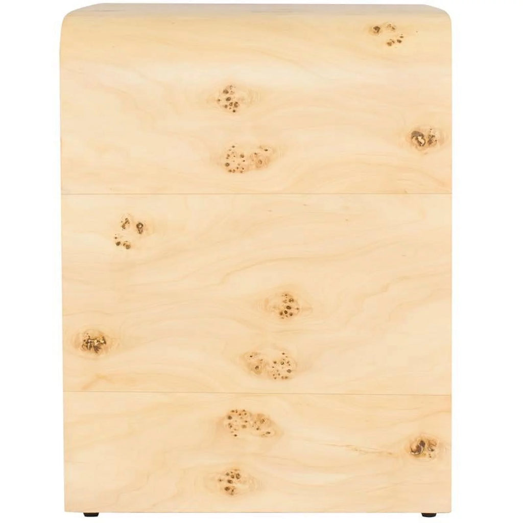Burl Wood Night Stand J6187