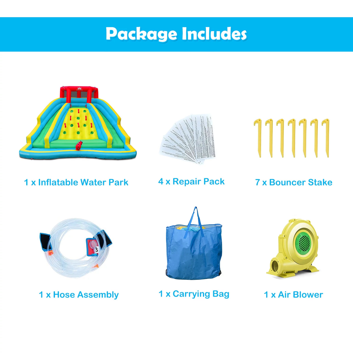 Inflatable Bouncy Splash Pool Climbing Wall O371