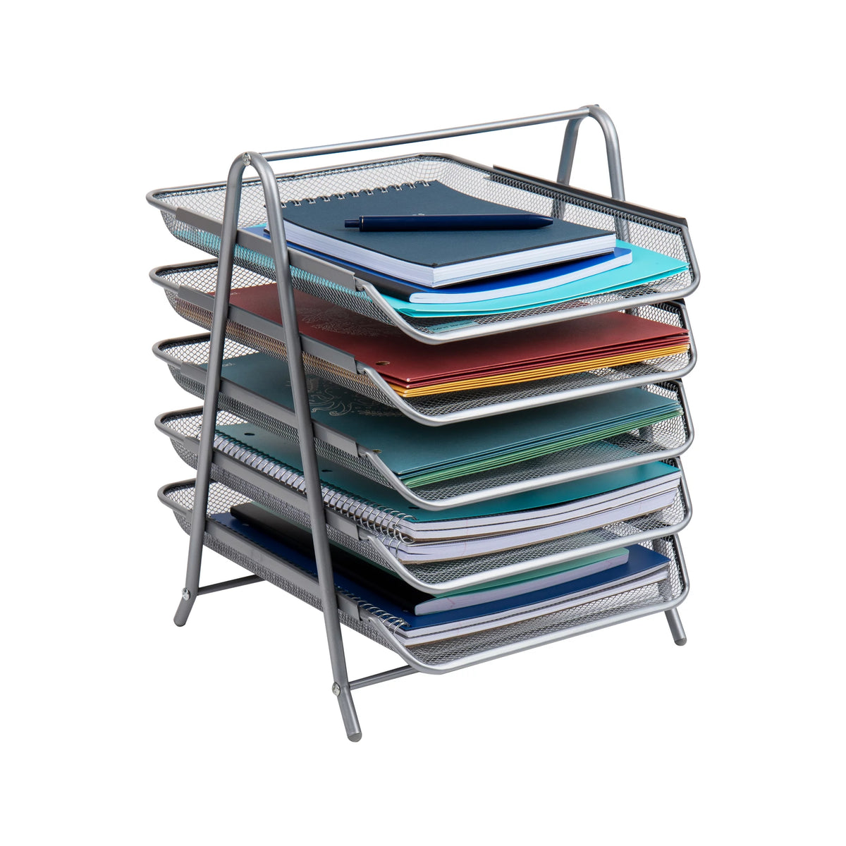5-Tier Metal Mesh Paper Tray I9148