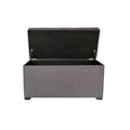 Tufted Storage Bench Gray H16456