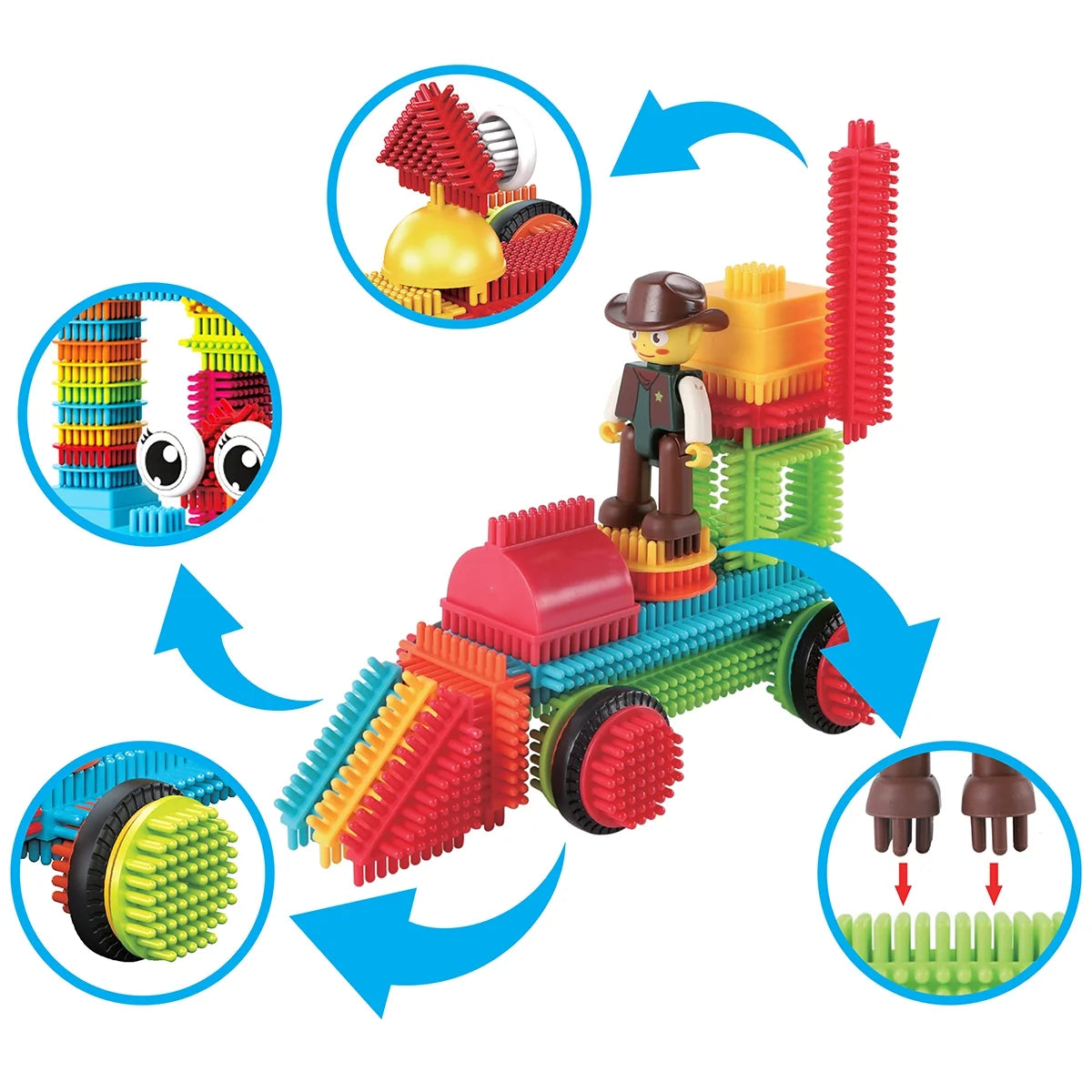 116Pcs Hedge Hog Building Blocks Set with Figure Characters R700642