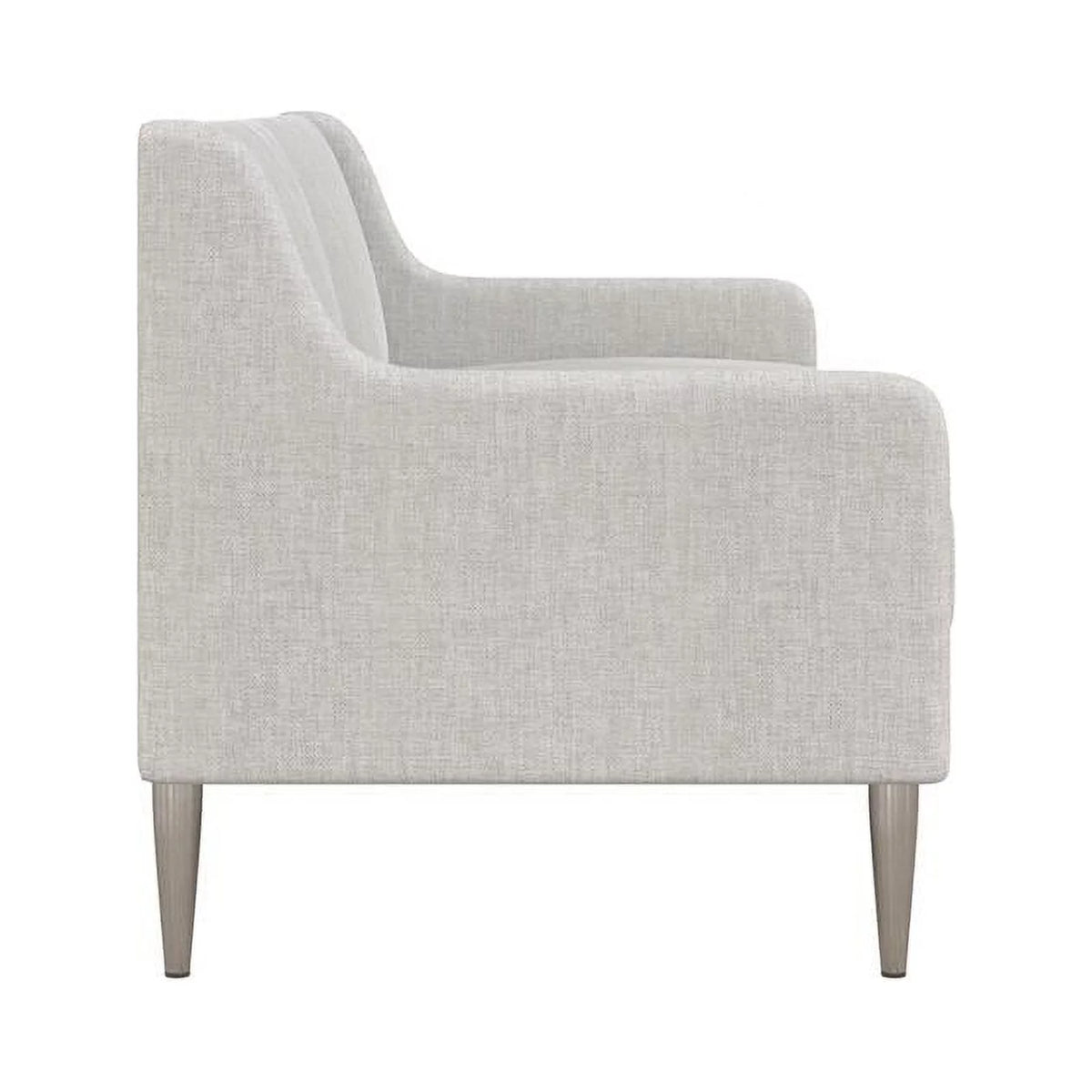 Light Gray Linen Sofa with Steel Legs L3043