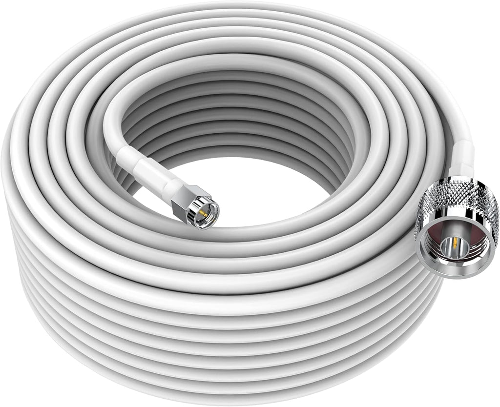 50 Ft N Male to N Male Low Loss Coax Cable 50 Ohm K750214