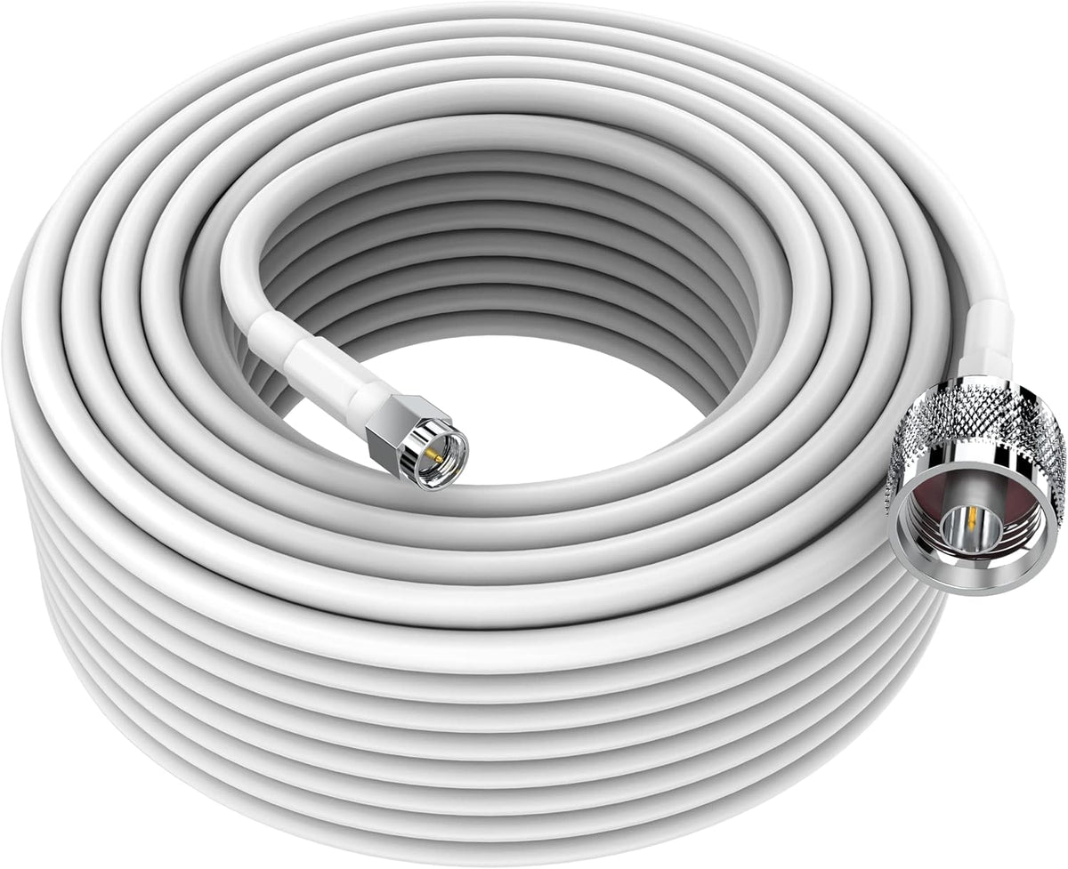 50 Ft N Male to N Male Low Loss Coax Cable 50 Ohm K750214