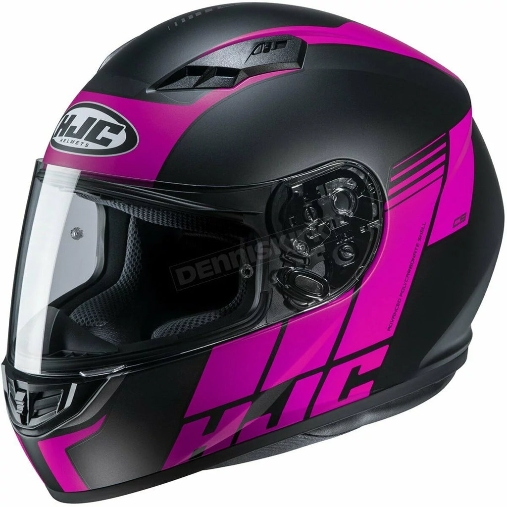 Black/Pink XS Motorcycle Helmet G7773