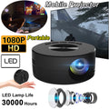 Mini Projector, 1920*1080p HD LED Projector with Remote Control N945