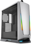 Black ATX Mid Tower PC Gaming Computer Case with Tempered Glass & RGB Front Panel M71756