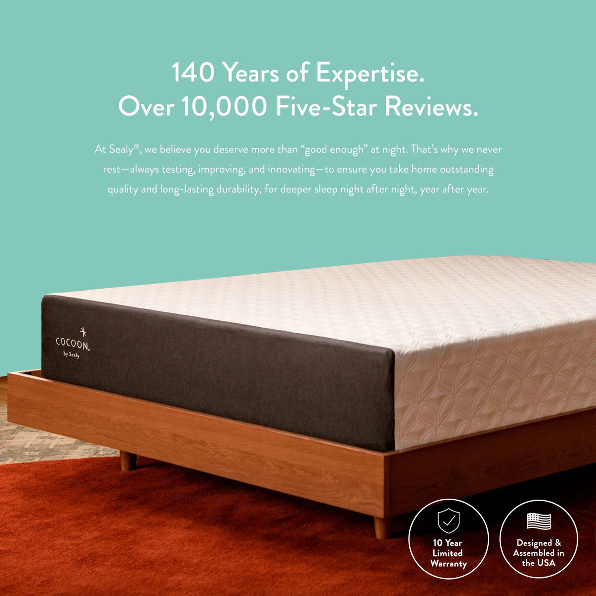 10 Medium Gel Memory Foam Mattress, Queen X5368